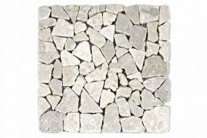 Divero Garth 1657 Mramorová mozaika - krémová 1 m2 - 30x30x1 cm Divero