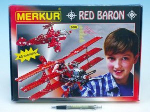 MERKUR Red Baron modelů 680ks v krabici 36x27cm Teddies