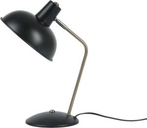 Černá stolní lampa Present Time ETH Hood Leitmotiv