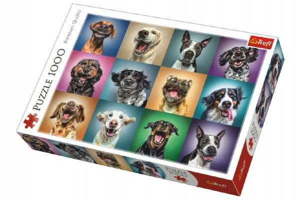 Puzzle Legrační psí portréty 1000 dílků 68